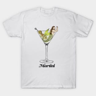 Martini Mermaid T-Shirt